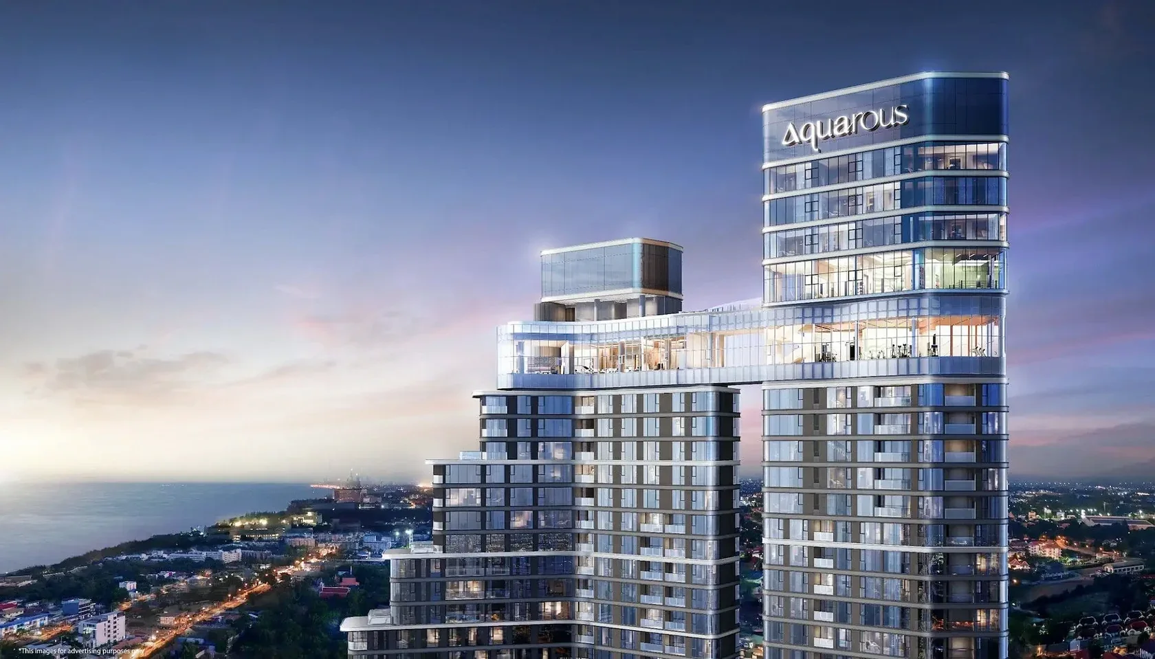 Aquarous Jomtien Pattaya, высотная резиденция на Jomtien