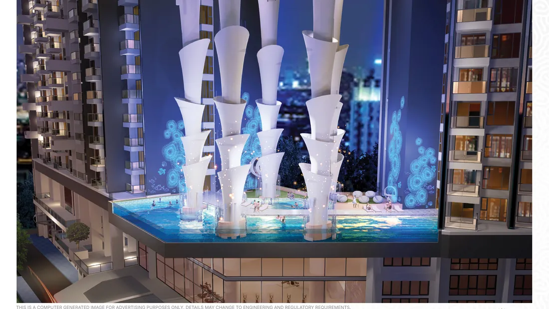 Copacabana Coral Reef — Coral Infinity Pool и башни