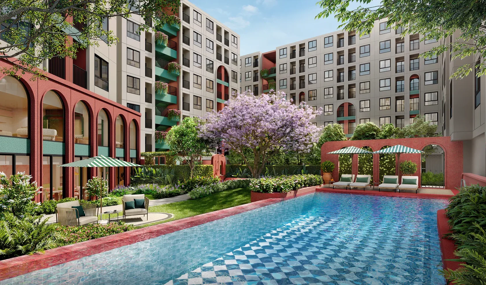 Визуализация проекта Dcondo Vite Pattaya