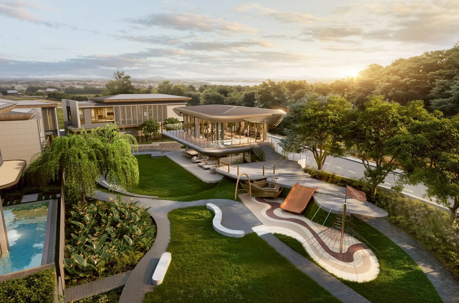 Архитектура вилл Solava Pattaya
