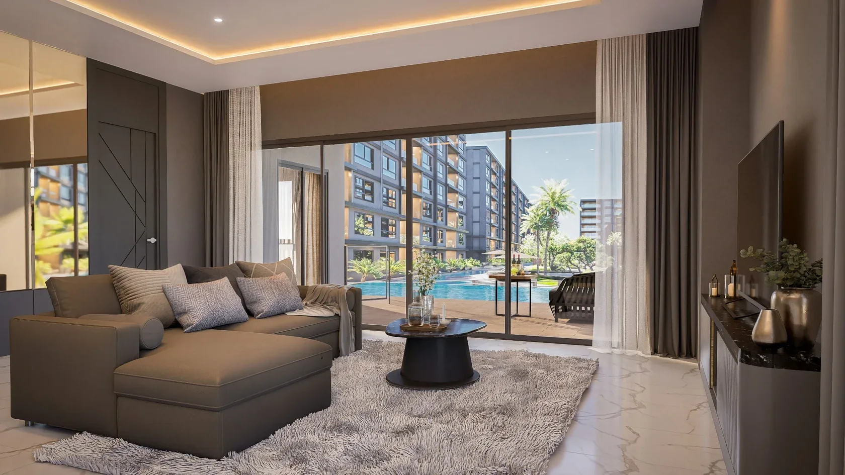 Пространства для жизни в Zenith Pattaya 2